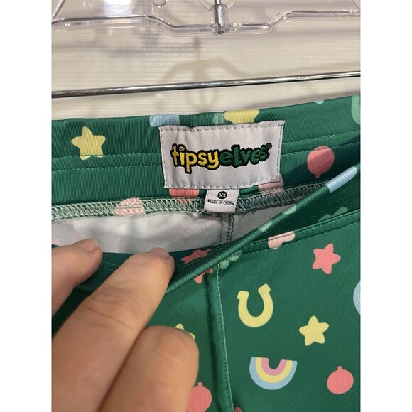 Tipsy Elves Lucky Charmer Mid Rise Leggings Size XS - St Patrick’s Day Irish - Picture 3 of 9